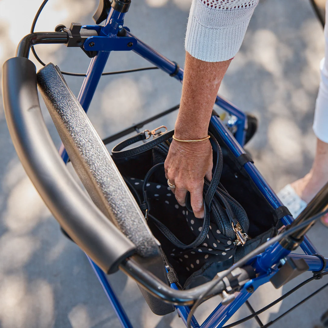 Four Wheeled 6" Castors Rollator - Image 4