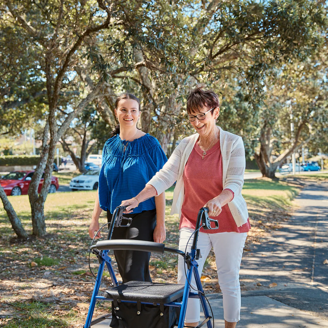 Four Wheeled 7.3" Castors Rollator - Image 3
