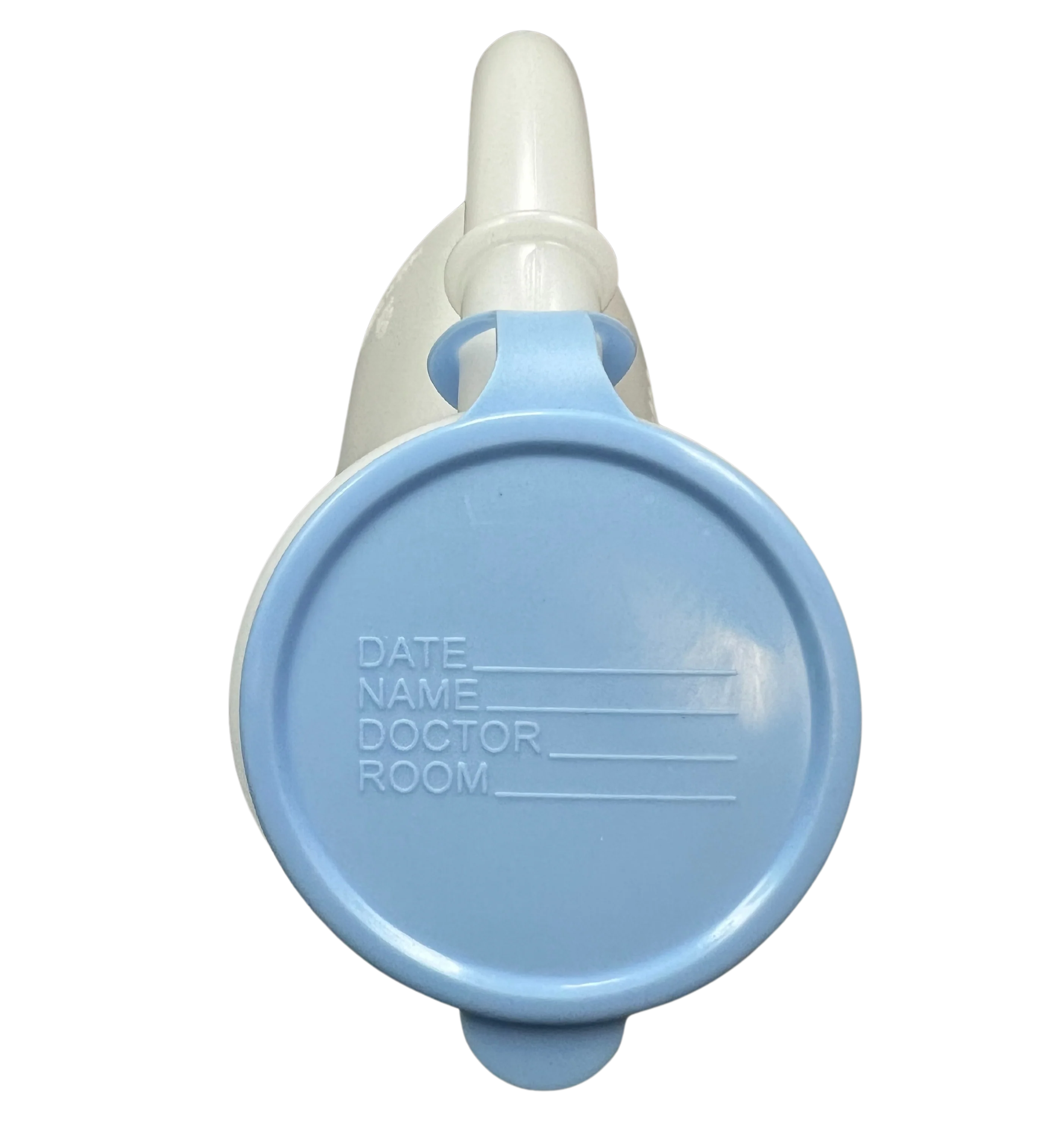 Male Urinal with Blue Cover - Image 3