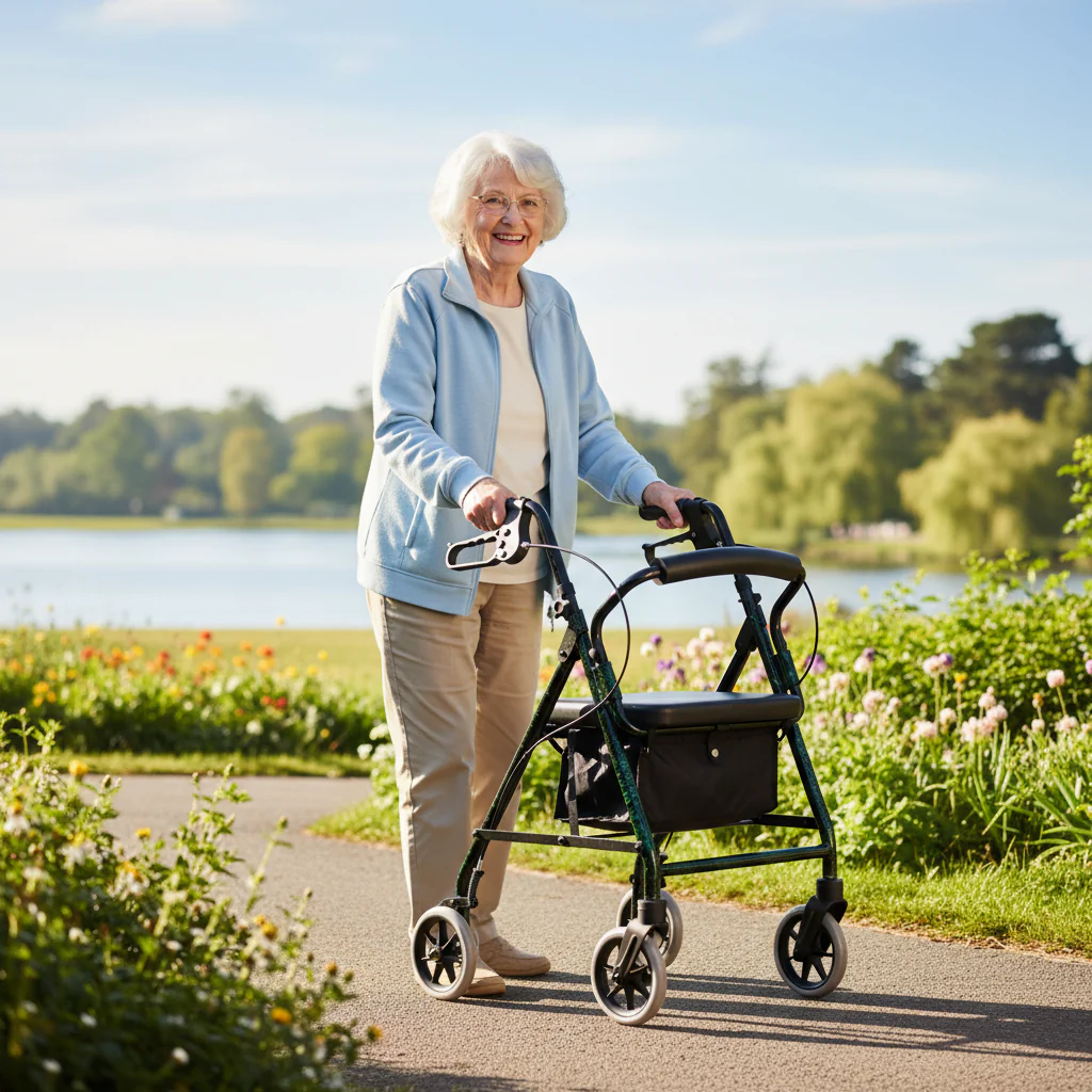 Petite 6” Wheel Rollator - Image 3